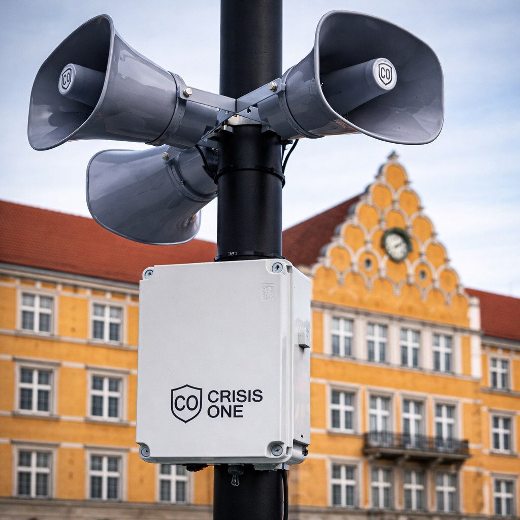 Crisis One CO 301 – kompaktní bezdrátový hlásič
